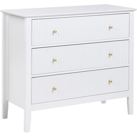 3 Drawer Chest ASSISI White (1/5)