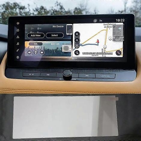 Décoration intérieure de voiture : Verre de protection trempé pour écran d'infodivertissement 12,3 pouces avec GPS et radio de navigation pour Nissan Qashqai J12 III e-POWER 2023 (1/4)