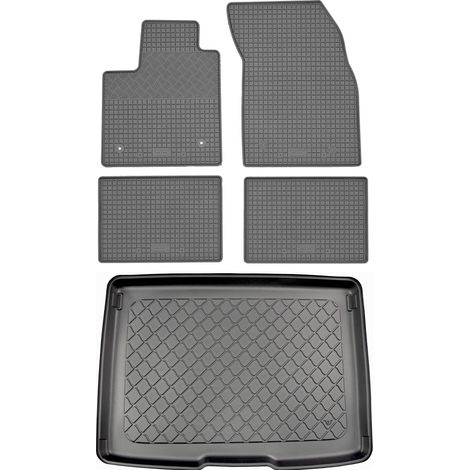 Juego de alfombrillas de goma para coche y maletero para Ford Focus Active SUV (5 puertas) desde septiembre de 2018. (1/5)