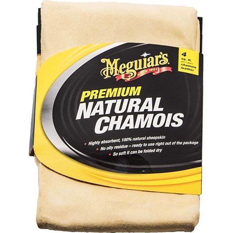 Meguiar's X2100 Natural Chamois, Panno Assorbente in Camoscio Naturale