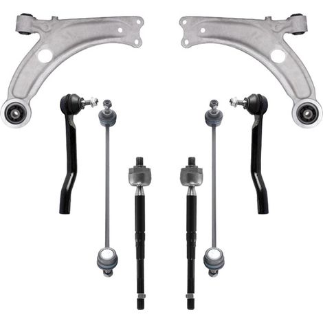 KIT BRACCIO OSCILLANTE 8 PEZZI COMPATIBILE CON PEUGEOT 5008 II (MC, MJ, MR, M4) 2.0 / Kit Sospensione Completo OE/OEM / Bracci Oscillanti + Testine Sterzo / Sostituzione Diretta OEM