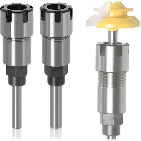 ER16 8mm Fräszangen-Verlängerungsfutterstange Graviermaschine Fräseradapterfutter Z44506 (1/4)