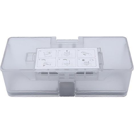 Lot de 2 bacs à poussière compatibles avec aspirateur robot H40, accessoires, bac remplaçable, pièce de rechange, entretien facile, installation simple (1/5)