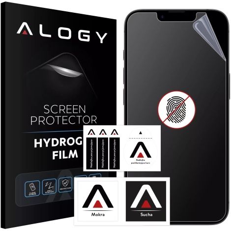 Pellicola protettiva in idrogel Alogy HydroSkin Matte Pro™ per Apple iPhone 16e con tecnologia "anti-impronta". (1/5)