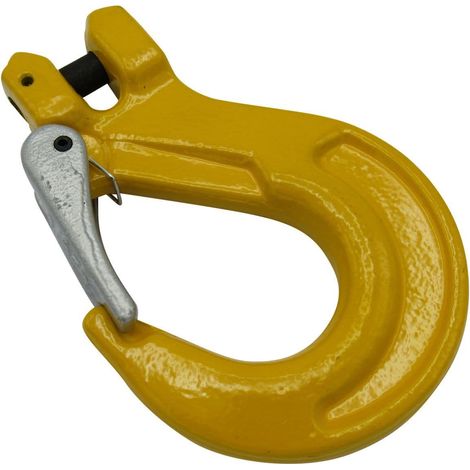 Lifting Clevis Sling Hook With Latch 10MM (Grade 80 3.15 Ton Chain Component 3.15T) (1/5)