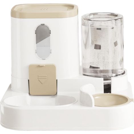 Mangeoire Automatique pour Chat, mangeoire Automatique pour Chat et Distributeur d'eau Ensemble d'eau et d'alimentation pour Distributeur de Nourriture et pour c (1/5)