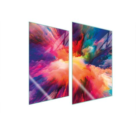 PIASTRA PROTETTIVA IN VETRO PER CUCINA 2x35x52 COLORE (1/5)