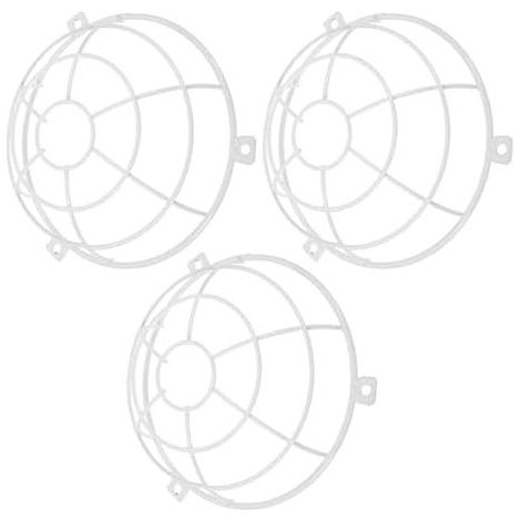 Set mit 3 Metall-Sprinklerkopfschutzgittern für Deckensprinklerköpfe, geschlossene Abdeckung, kompatibel mit automatischen Feuerlöschern, für den Brandschutz. (1/5)
