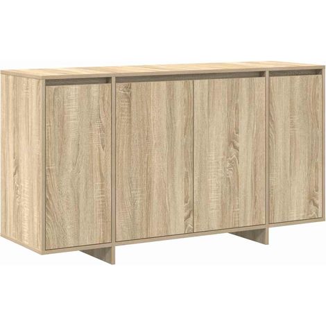 Buffet，Bahut，Meuble de Rangement Chêne sonoma 135 x 41 x 69 cm Bois d'ingénierie CFW37726 (1/5)