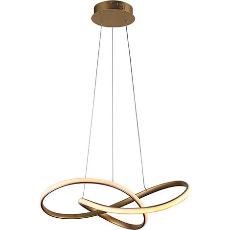 samira hängeleuchte 40w led 3cct 1700lm d.60cm gold (1/2)