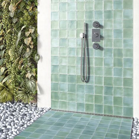 Carrelage Mural Premium Beret Moss Série 12x12cm (1/2)