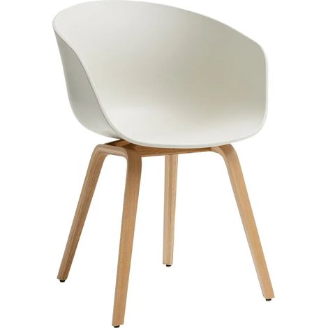 [GEBRAUCHT] B-Ware Hay Stuhl Sitzmöbel About A Chair Aac 22 Eiche Melange Cream Kunststoffgleiter