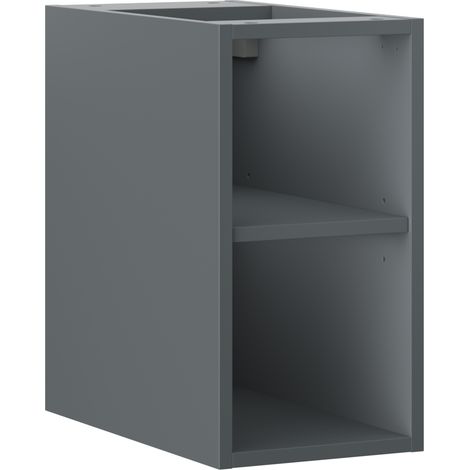 Mexen Box-A armadietto aperto con ripiano 25 cm, grafite opaco - 91AX2-0250-470-0-66 (1/4)