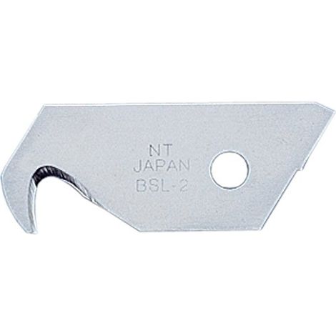 NT CUTTER 18MM HEAVY-DUTY HOOK BLADES, 3-BLADE/PACK, 1 PACK (BSL-21P)