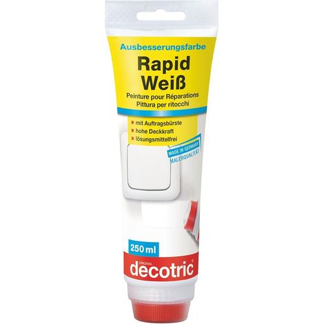 Peinture de retouche Rapid White, sans solvant, 250 ml