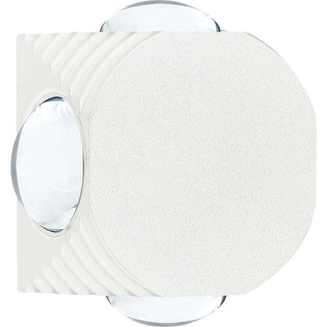 V-TAC VT-2544 4W runde LED-Wandleuchte mit 4 Lichtstrahlen Wandleuchte 3000K weiße Farbe IP54 - SKU 10589 (1/5)