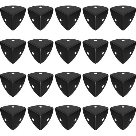 Lot de 20 protections d'angle en métal,28X28mm (1/4)