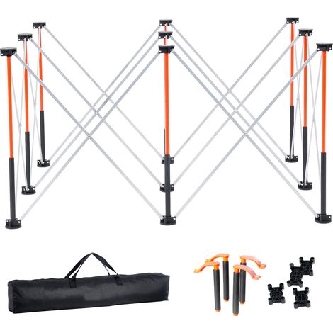 Mophorn Portable Folding Workstand, 1266 x 665 mm Collapsible Bench, 1135 kg Load Capacity, Foldable Design with Storage Bag, Table Top Not Included, Ideal for Garage, Workshop, and Outdoor Use (1/5)