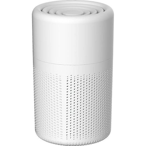 Purificateur d'air pour la maison, le bureau et la chambre, avec filtre et diffuseur d'arômes, rechargeable par USB. (1/4)