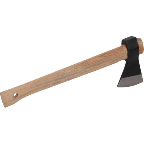 Hachas Vizcaínas com mango de madera recambiable                 Longitud 380mm - Peso 300gr