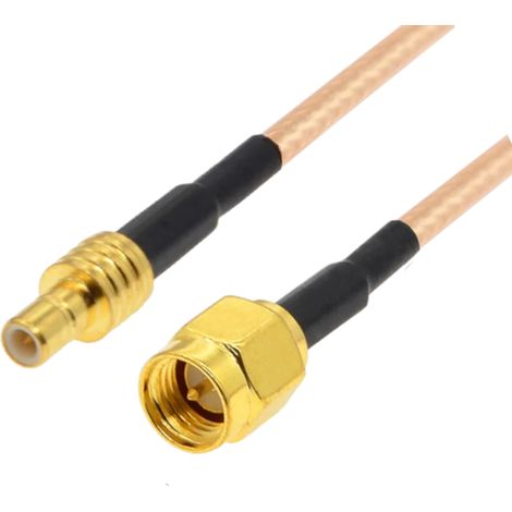 Cavo pigtail con connettore SMA / connettore SMB da 20 cm RG316
