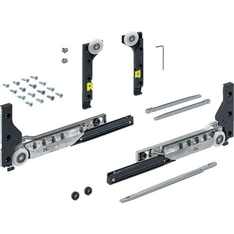 Accessorio per ante scorrevoli SlideLine M Kit completo Kit completo 30 kg HETTICH (1/2)