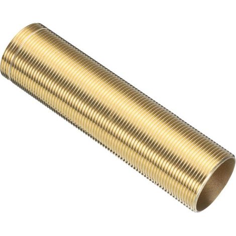 Varilla de extensión de montaje para grifo roscada de latón de 5 pulgadas para extender la varilla de montaje, extender la pata alta fija, acabado dorado, 1 pieza (1/5)