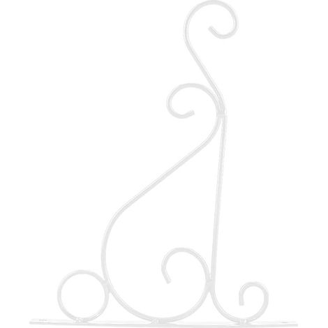 Support mural pour plantes en fer FTVOGUE, finition rouille lisse (1/5)
