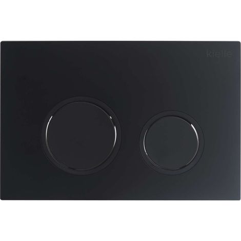 kielle Gemini New II - Plaque de déclenchement, noir mat 70230040 (1/2)