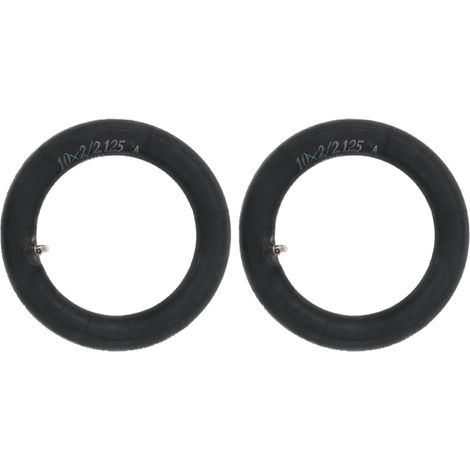 Chambres à air 10x2 pouces pour vélo, poussette et trottinette - Lot de 2 (10x1.90/1.95/2/2.12/2.25) (1/5)