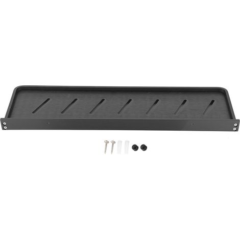 Etagere Murale Salle De Bain - Aluminium Antirouille - Aération Optimisée Par Lame Drainante - Pour Cosmétiques Téléphone Accessoires - 1 Pièce (1/5)