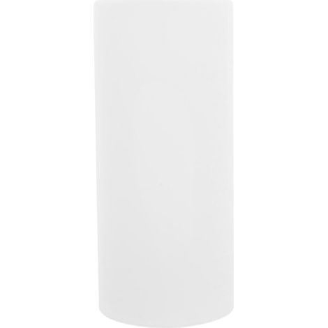Glass Lampshade for Table Lamp and Cylindrical Pendant Light White Opal E27 Socket Soft Light Diffusion Indoor Decoration Living Room Bedroom (1/5)