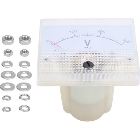 Voltmètre AC à aiguille 0-300V avec échelle claire et montage ABS pour mesure de tension précise (1/5)