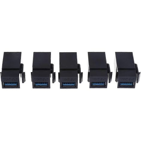 Connecteur femelle USB 3.0 à 5 ports à enclenchement rapide (1/5)