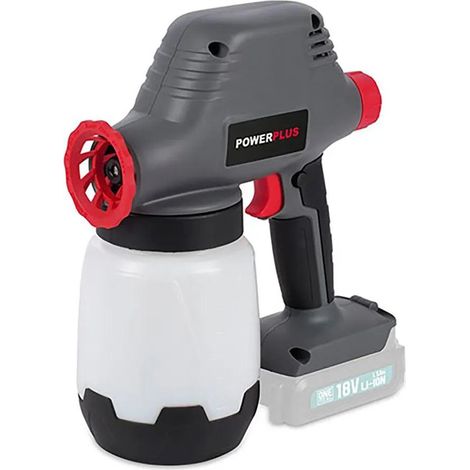 Farbpistole Powerplus POWEB5510 ein Liter Behälter Düse 0.8 mm