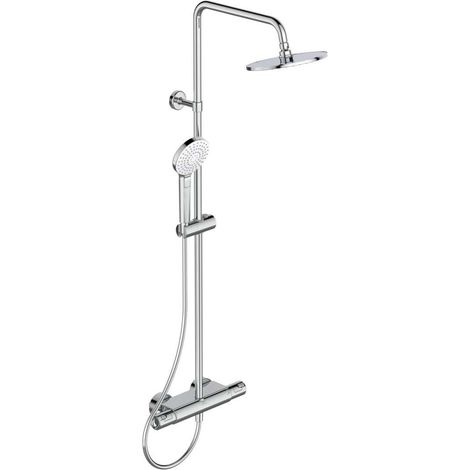 Sistema de ducha CERATHERM 50 Flexo de ducha 1500 mm cromado con termostato de ducha IDEAL STANDARD (1/4)