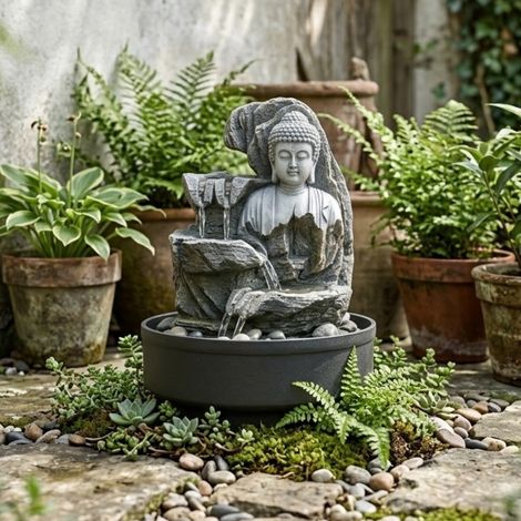 Three Tier Buddha Head Water Feature (1/2)