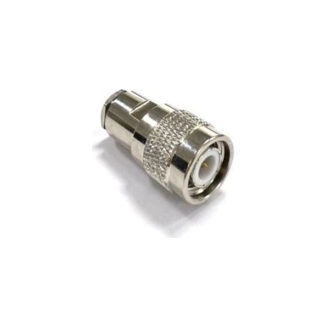 Connecteur coaxial RS PRO Mâle Droit, raccordement Soudage 50O Montage sur câble ( Prix pour 1 )