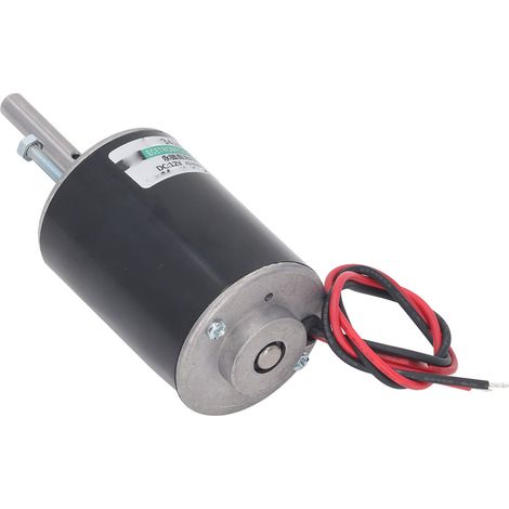 Moteur électrique à aimant permanent 12 V 30 W haute vitesse, rotation avant et arrière, 3 000 tr/min (1/5)