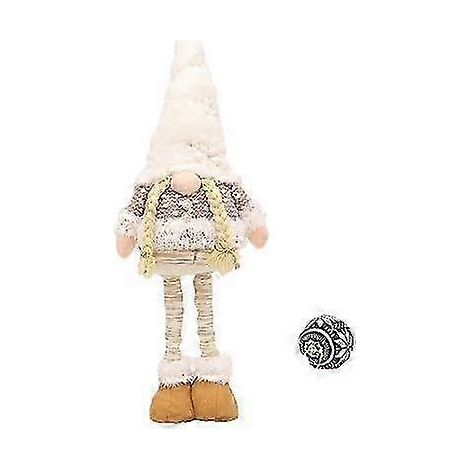 Pendentif décoratif de Noël, ange en peluche et plumes, pendentif créatif pour sapin de Noël