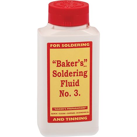 Baker's 61038 No.3 Soldering Fluid 250ml BAK250