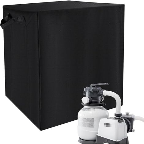 Housse pour pompe de piscine, installation filtre à sable, housse pour installation filtre à sable, Oxford 420D, couverture complète, résistante aux UV et 100% étanche (1/5)