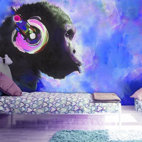 Papier Peint "Blue Melody" 210 x 300 cm (1/2)