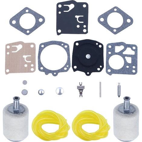 Adefol Kit de réparation de carburateur pour Homelite XL SXL915 XL-12 Super XL avec ligne de filtre à carburant (1/5)
