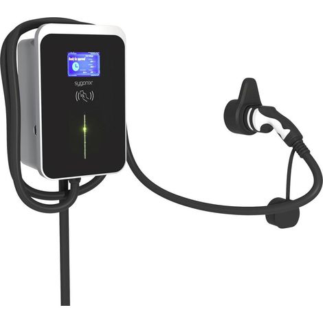 Sygonix Scatola a parete, Tipo 2 Modo 3 32 A 22 kW App, WiFi, RFID (1/5)