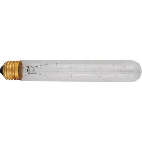 Bombilla incandescente Vintage cilíndrica DUOLEC E27 40W luz cálida - (1/2)