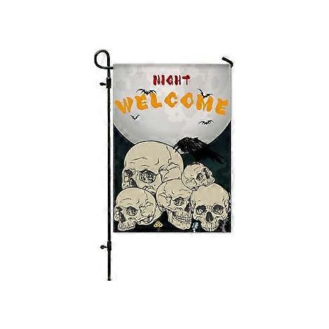 Neue Halloween-Gartenflagge, Hof-Kürbisflagge, Veranda-Layout, Horror-Atmosphäre-Dekorationsflagge (HYQ5-31) (1/2)
