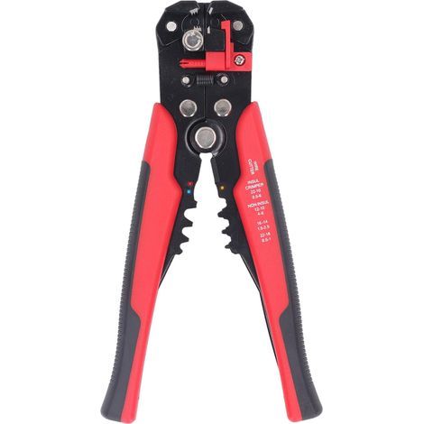 Pince à dénuder automatique 5 en 1, pince à sertir, extracteur de pelage, outil électrique rouge (1/5)