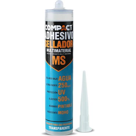 Adhesivo sellador ms compact transparente