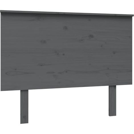 Maison Exclusive - Testiera per Letto Grigia 104x6x82,5 cm Legno Massello di Pino